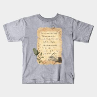 Letter to the world - Dickinson Kids T-Shirt